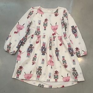 Carter's White and Pink Nutcracker Dress